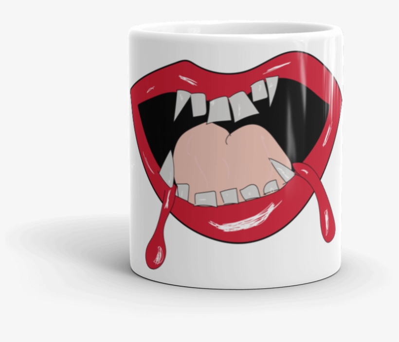 Vampire Lips Mug - Mug Nordic Aus Keramik, 28 Cl, 5 Farben, transparent png #4083239