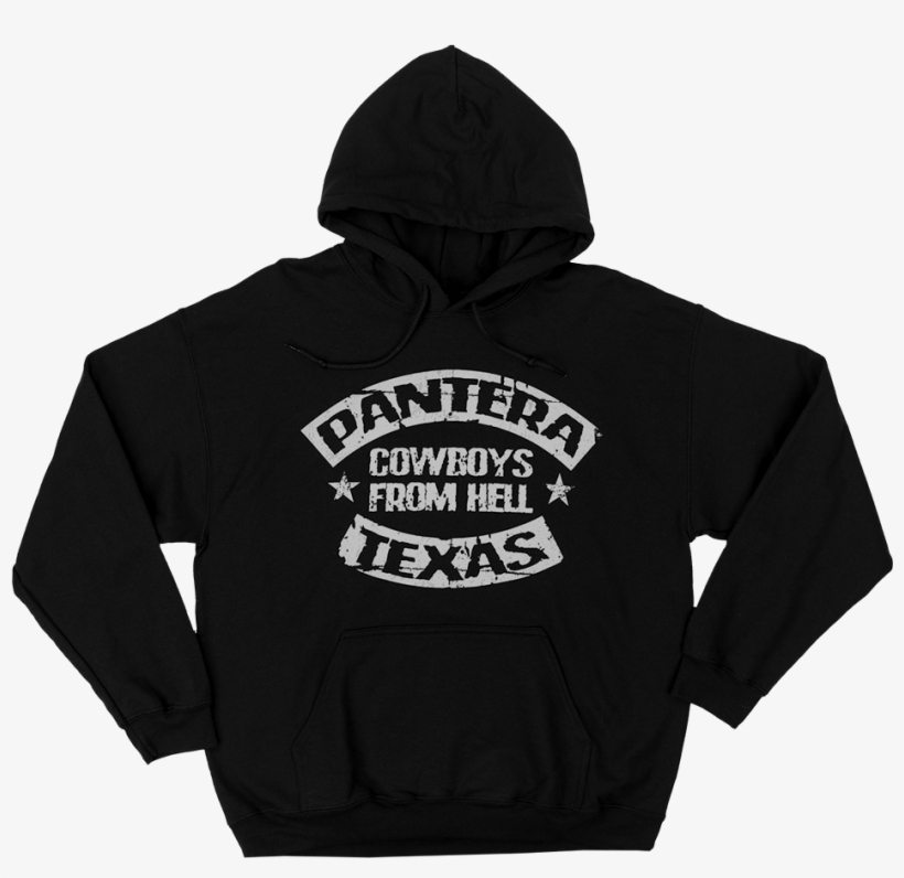Pantera 25th Anniversary Cowboys From Hell Hoodie - Mr Criminal Crime Family, transparent png #4083339