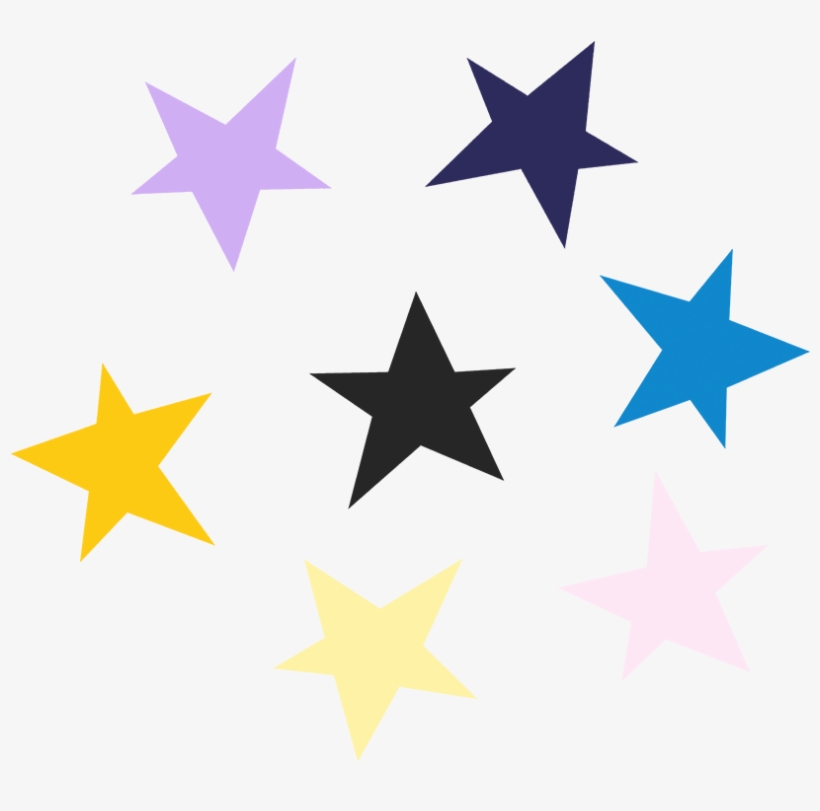 Galaxy Star Cutie Mark Fixed - Mlp Cutie Mark Star, transparent png #4083356