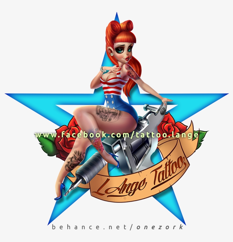 Nestor Marinero Cervano - Tatuajes Pin Up Png, transparent png #4083494