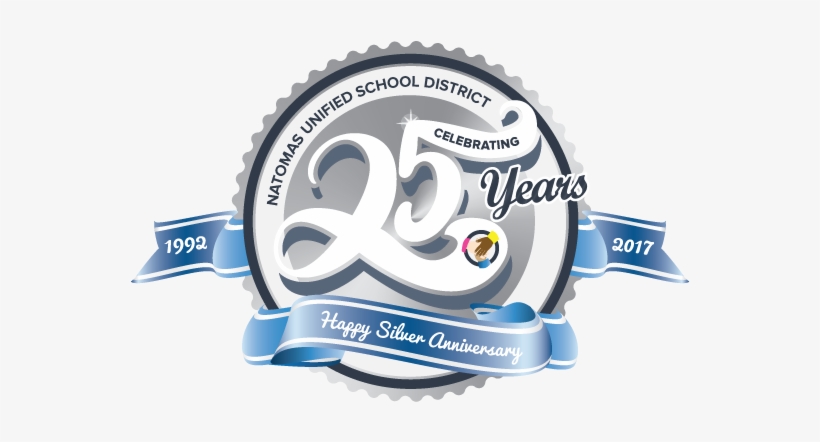 Nusd 25th Anniversary Logo 25 Anniversary Logo School Free Transparent Png Download Pngkey