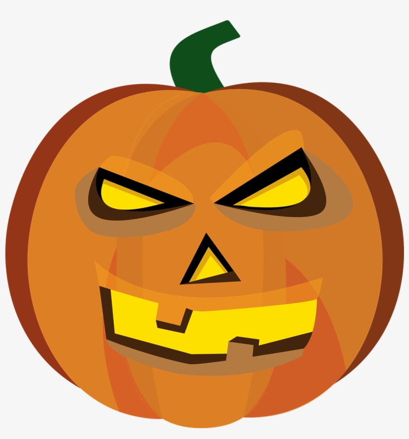 Halloween Pumpkin Face - Euclidean Vector, transparent png #4084178