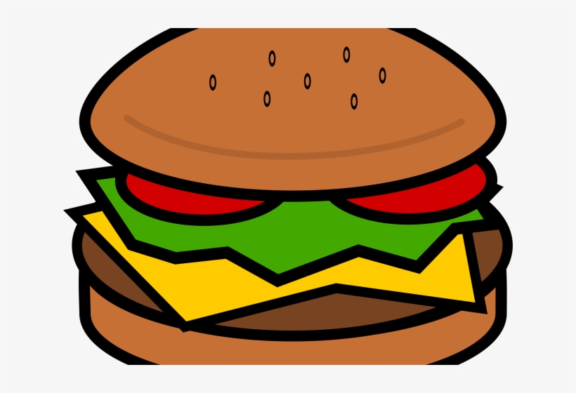 Hamburger Clipart Hamburguer - Clip Art Hamburger Png, transparent png #4084352