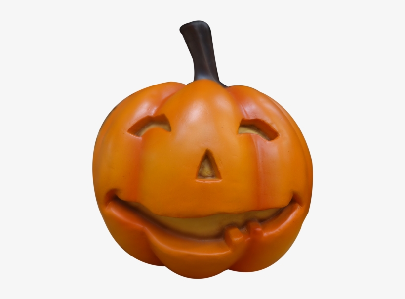 Pumpkin With Smiley Face - Smiley Face Pumpkin, transparent png #4084537