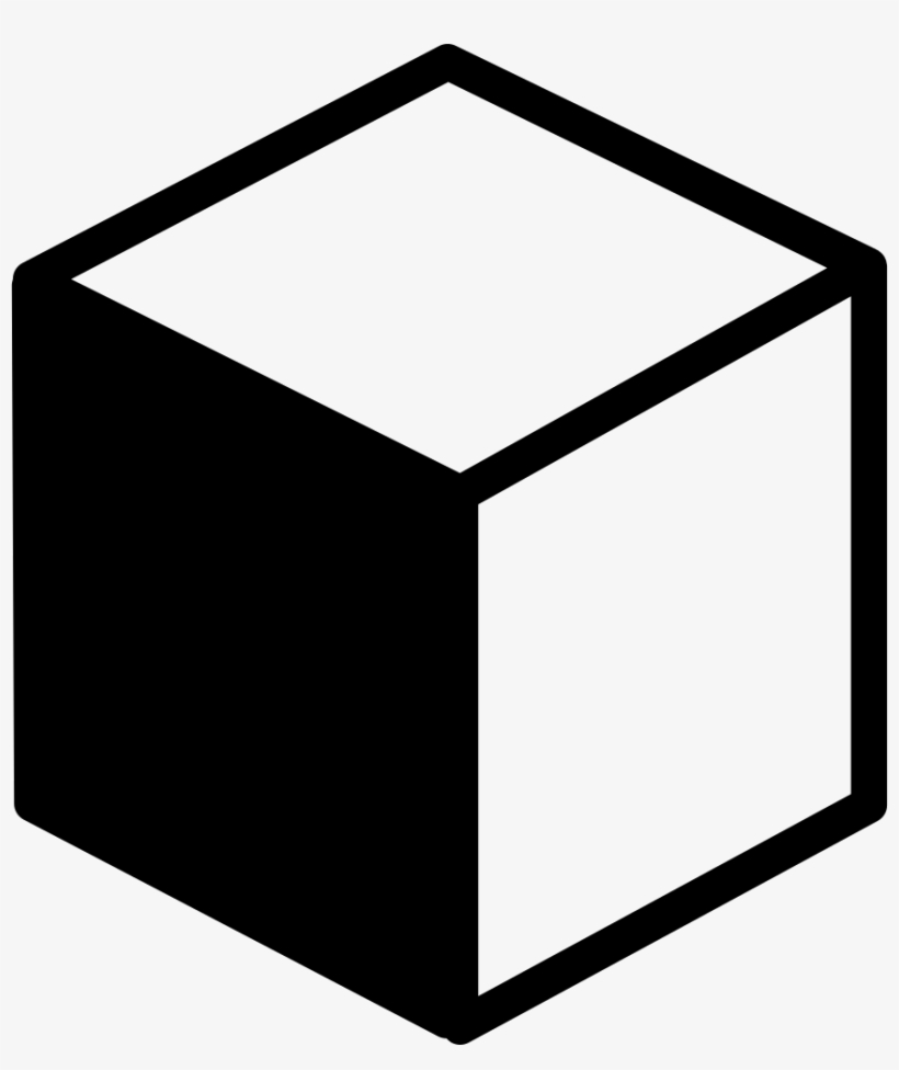 Cube Variant With Shadow Comments - Cube Icon Vector, transparent png #4084831