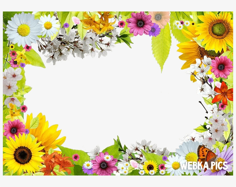 Download Flower Frames Clipart Picture Frames Flower, transparent png #4084893