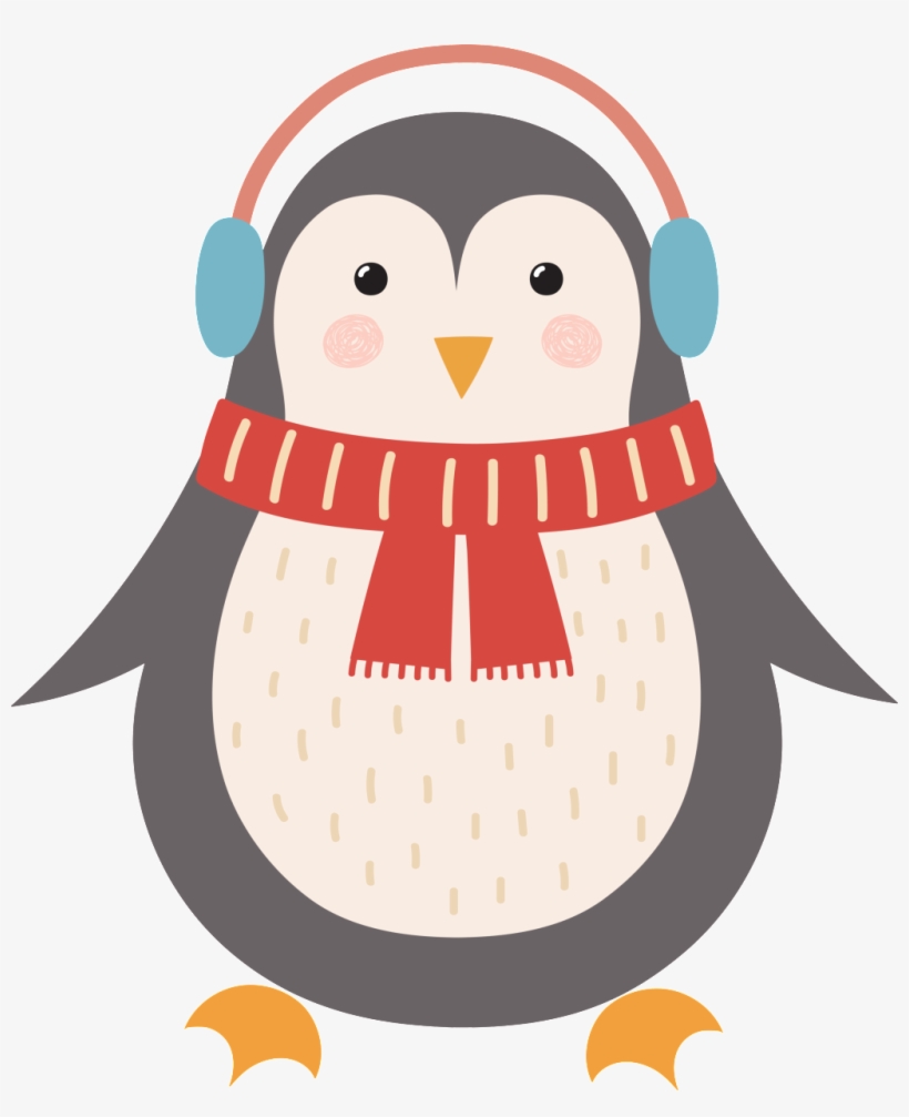 Music Penguin Christmas Cartoon Transparent - 卡通 企鵝 Png - Free Transparent  PNG Download - PNGkey