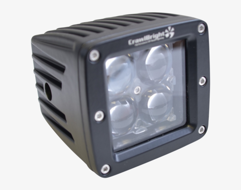 3" Led Light Pod, Spot Beam, - Light-emitting Diode, transparent png #4085344