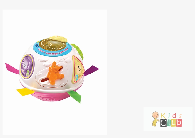 Vtech Baby Crawl And Learn Bright Lights Ball Pink, transparent png #4085693
