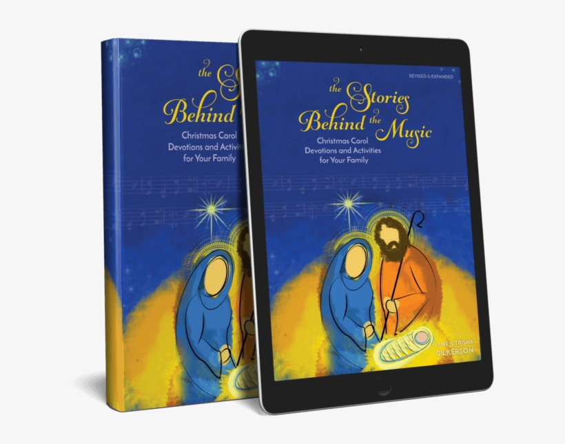 015 Book Ereader Mockup Covervault - Stories Behind The Music: Christmas Carol Devotions, transparent png #4085725