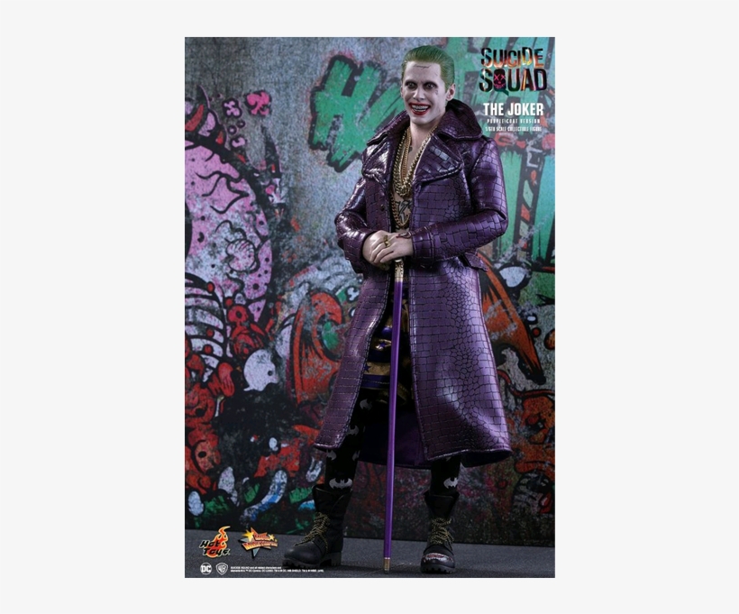 The Joker Purple Coat - Dc Universe Suicide Squad Joker, transparent png #4086066