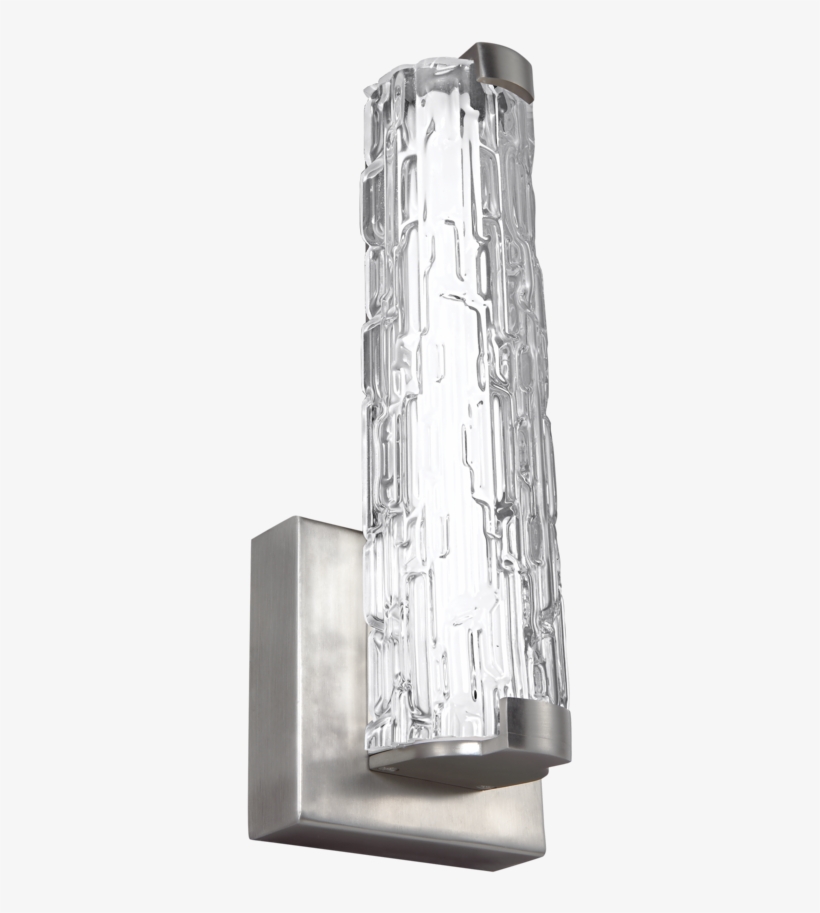 13" Led Wall Sconce - Feiss-wb1871sn-led-cutler - 13.5 10w 1 Led Wall Sconce, transparent png #4086342