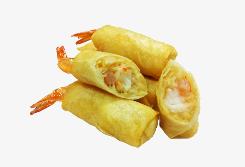 Prawn Springrolls Small - Chicken Nuggets Plate Png, transparent png #4086488