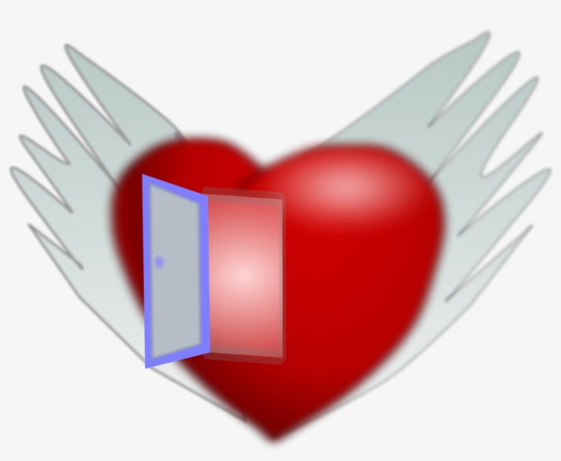 How To Set Use Flying Heart Svg Vector - Clip Art, transparent png #4086567