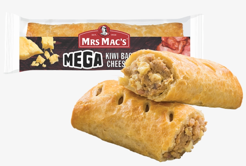Mega Kiwi Bacon & Cheese Roll - Mrs. Mac's Kitchen, transparent png #4086697