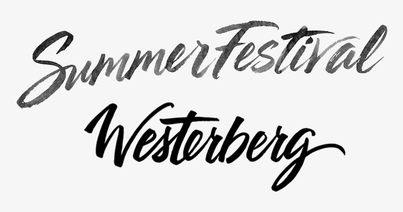 Brush Lettering Summer Festival Westerberg - Festival, transparent png #4086878