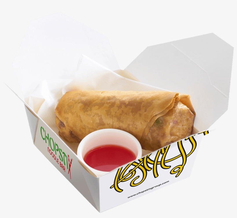 Large Spring Roll - Fried Food, transparent png #4087078