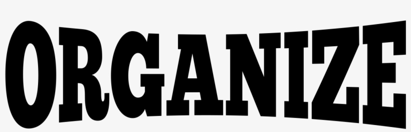 This Free Icons Png Design Of Lettering Organize, transparent png #4087451