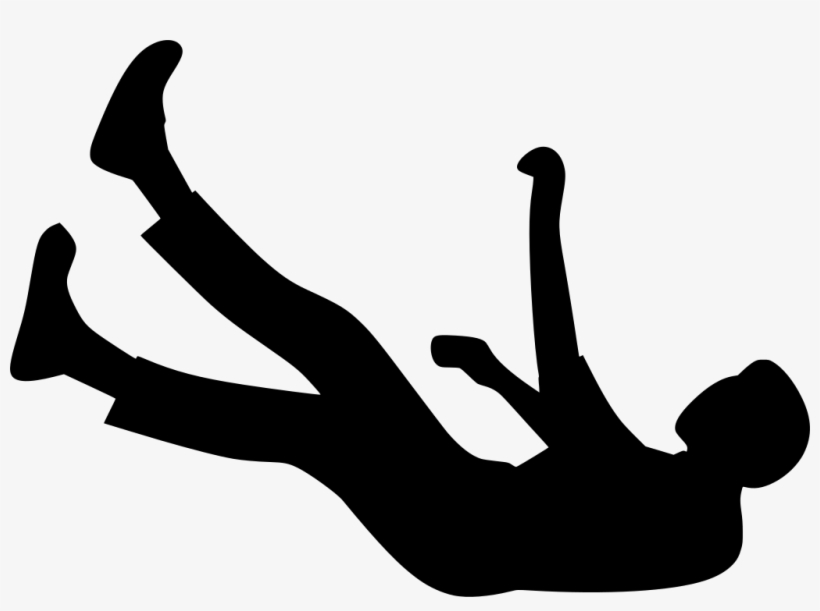 Download Png - Falling Man Silhouette, transparent png #4087533