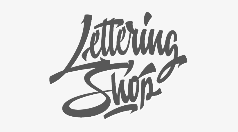 Letteringshop-logo - Shop Lettering, transparent png #4087602