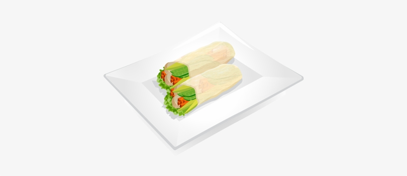 Spring Rolls And Wraps - Fast Food, transparent png #4087806