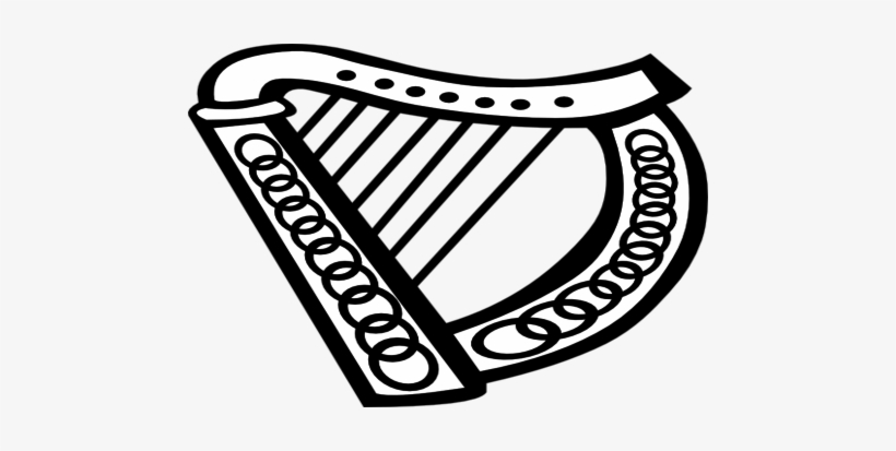 Download Irish Harp Clip Art Clipart Celtic Harp Clip - Irish Harp Clip Art, transparent png #4088723
