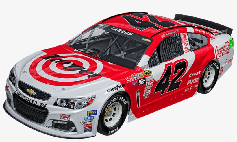 Kyle Larson's Darlington Throwback Paint Scheme Has - Kyle Larson Darlington Throwback, transparent png #4089281