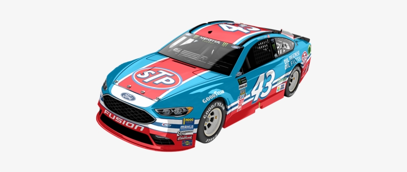 Seeing All Southern 500 Throwback Schemes For 2017 - Action Racing Aric Almirola 2017 #43 Smithfield 1:24, transparent png #4089439