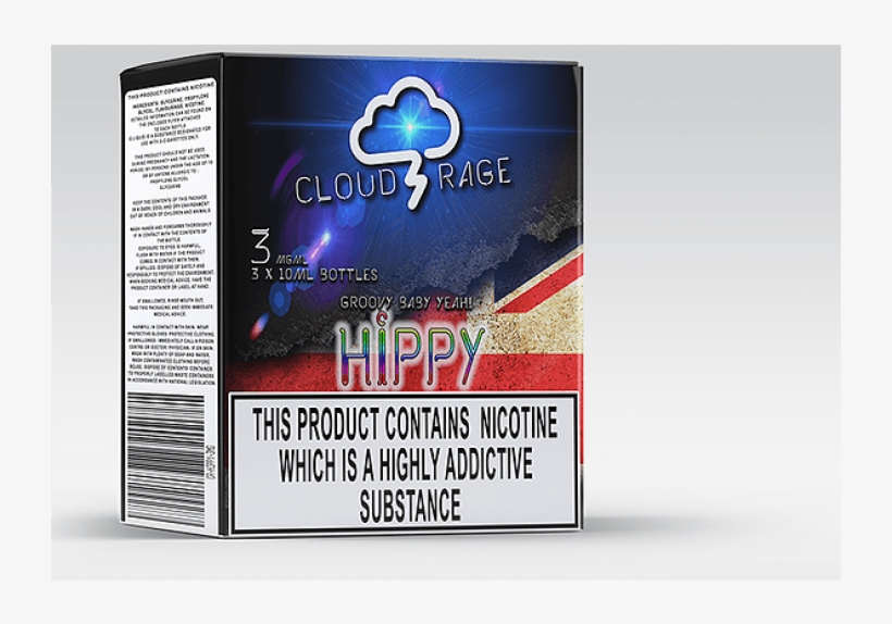 Hippy 3 X 10ml - Eco Vapours, transparent png #4089601