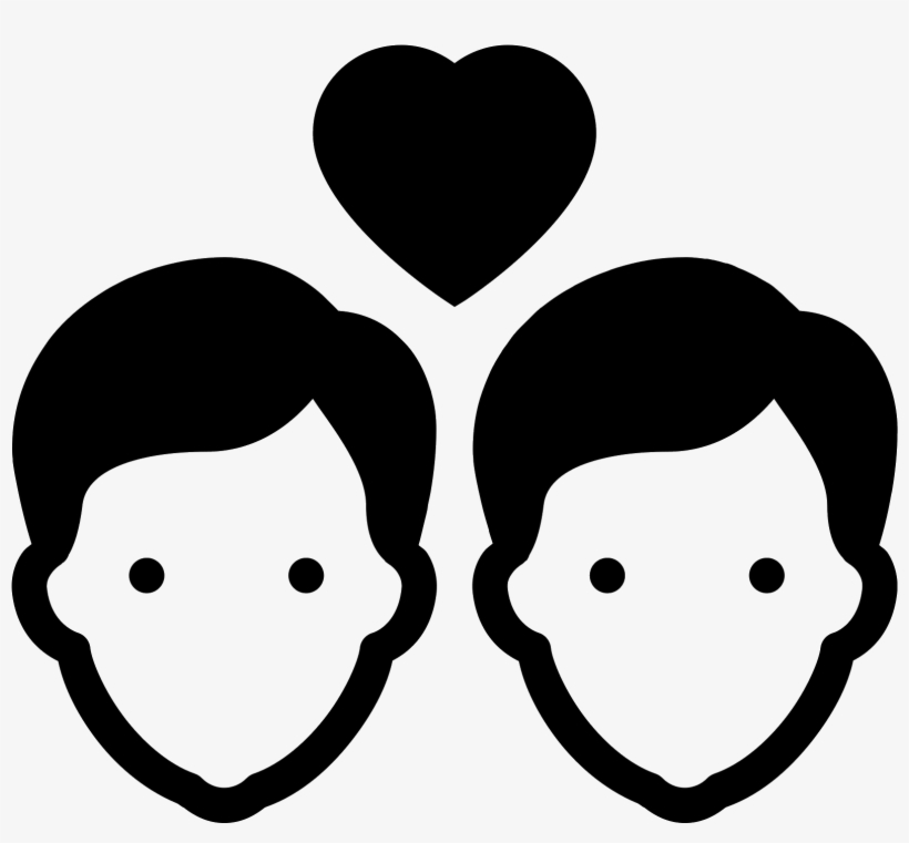 Gay Marriage Filled Icon - Same-sex Marriage, transparent png #4089785