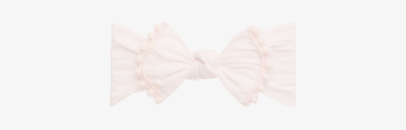 Trimmed Knot Bow, Ballet Pink - Satin, transparent png #4089884