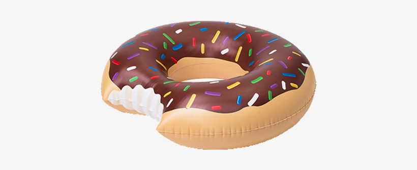 Flotador Dona Chocolate - Big Mouth Chocolate Donut Pool Float, transparent png #4089990