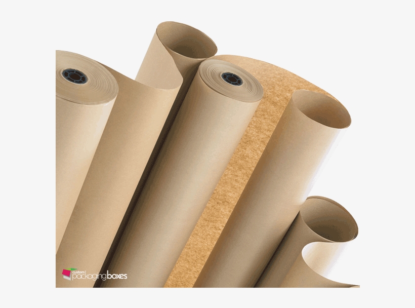 Pure Kraft Paper Rolls - Kraft Paper, transparent png #4090151