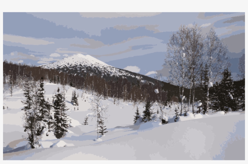 Siberia Sights Clipart Kuznetsk Alatau Yamal Peninsula - Frozen Forests Of Siberia, transparent png #4090362