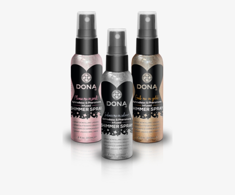 Dona Shimmer Spray 2oz Cluster - Dona Shimmer Spray - Pink - 2 Oz., transparent png #4090495