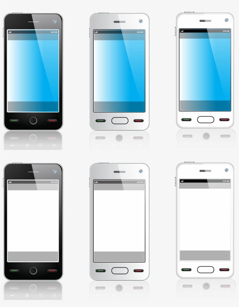 Vector Mobile - Smartphone, transparent png #4090859