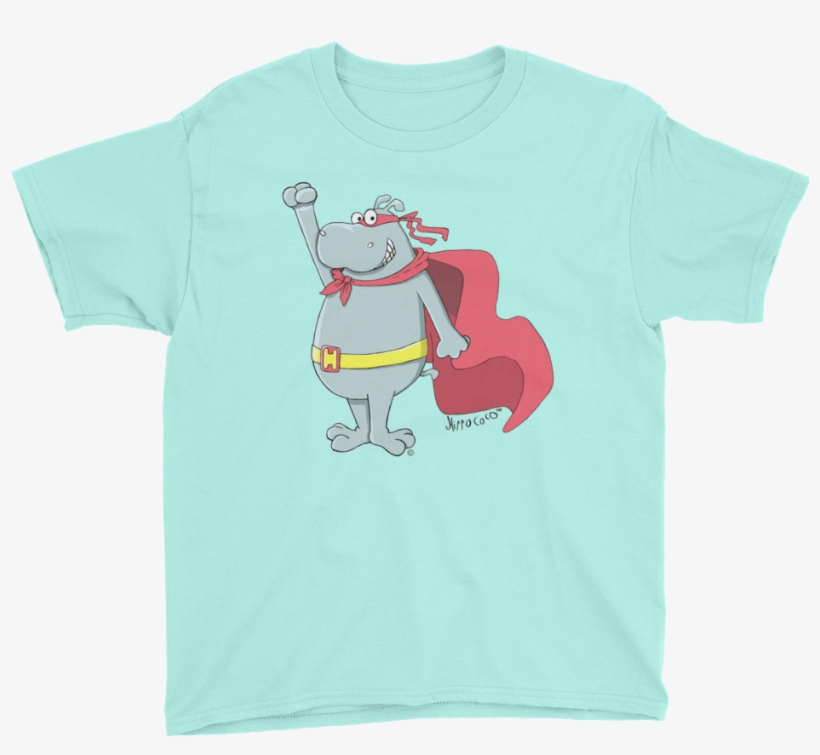 Super Hero Boy's T-shirt - Dog Cat Paw Love Youth Short Sleeve T-shirt T Is Great, transparent png #4091101