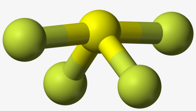 Sulfur Tetrafluoride 3d Balls - Sulfur Tetrafluoride, transparent png #4091646