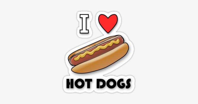 Artist's Description - Love Hot Dogs, transparent png #4091880