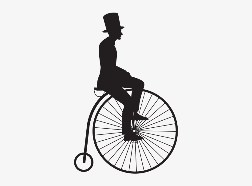 Cyclist Silhouette Png, transparent png #4093690