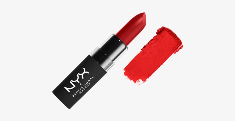 Nyx Velvet Matte Lipstick- Blood Love - Nyx Professional Makeup Primal Colors Eyeshadow - Hot, transparent png #4094081