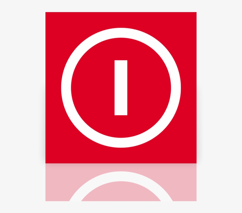 Mirror, Shut, Down, Power Icon - Circle, transparent png #4094125