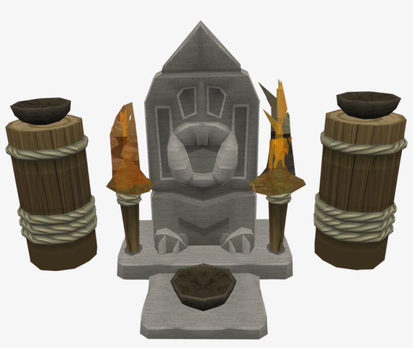 Big High War God Shrine - Throne, transparent png #4094286