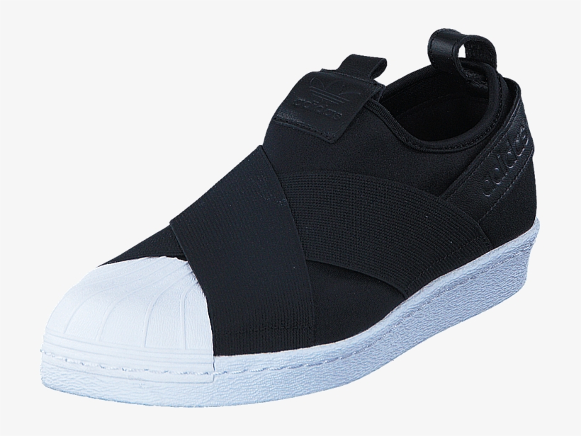 Adidas Originals Superstar Slipon Core Black/core Black/core - Shoe, transparent png #4094461