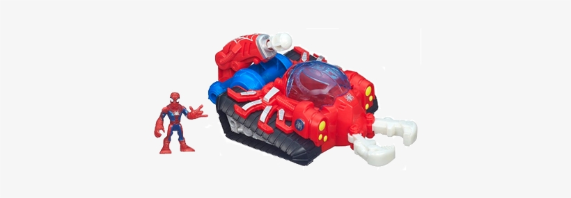 Playskool Marvel Super Hero Adventures Web Strike Tank, transparent png #4094462
