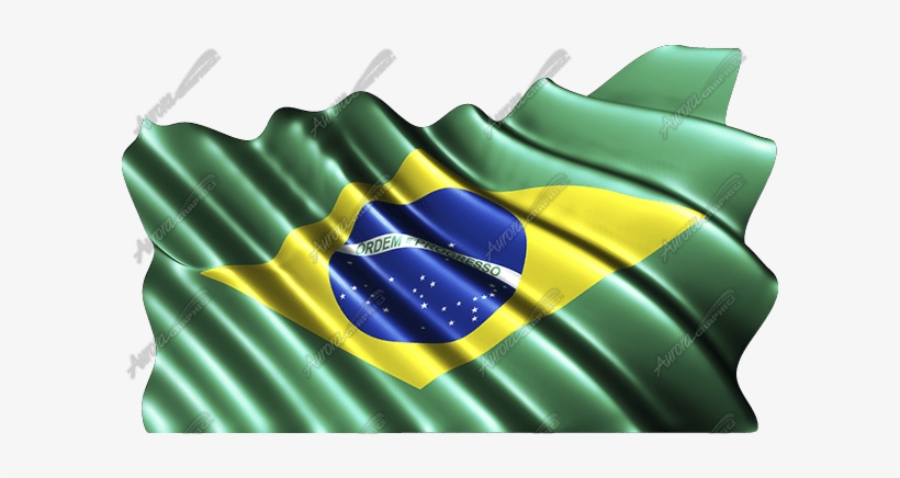 Waving Brazilian Flag - Puerto Rico Flag Waving, transparent png #4094882