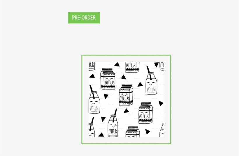 Legging - Got Milk - Milk / Black Andwhite Milk Jug Cute Kids Fabric Best, transparent png #4095045