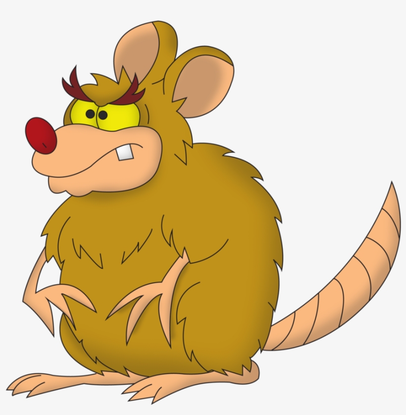 Fat Rat By Ekarasz On Deviantart - Cartoon Fat Rat Png, transparent png #4095337