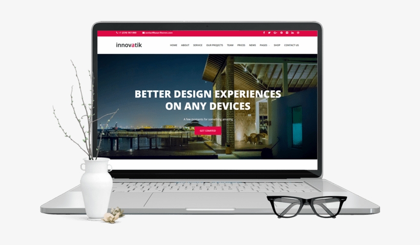 Mockup-macbook - Netbook, transparent png #4096482