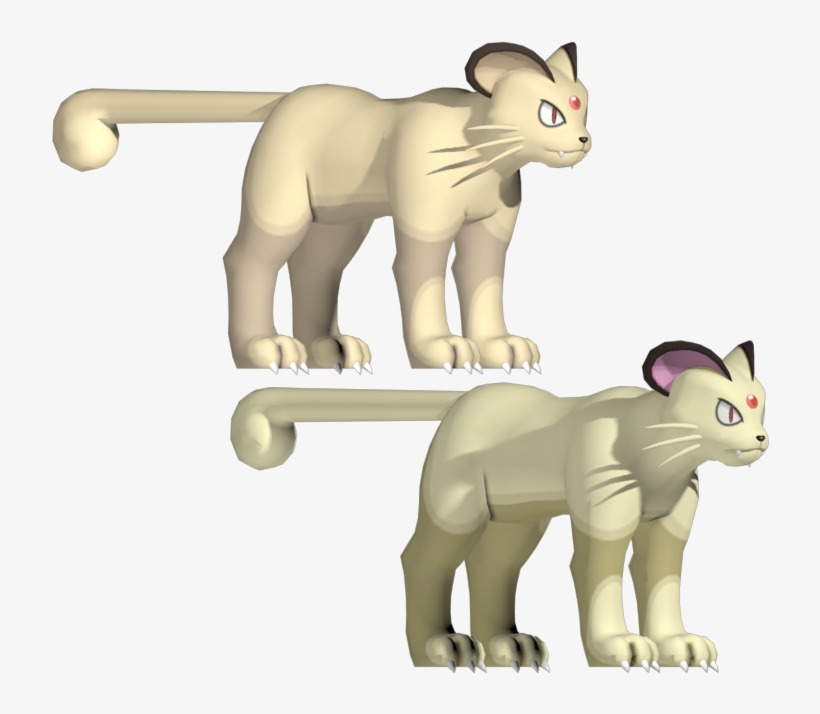 Download Zip Archive - Pokemon Persian Model, transparent png #4096909